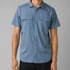 Men! prAna Garvan Short Sleeve Shirt size X-Large Tall